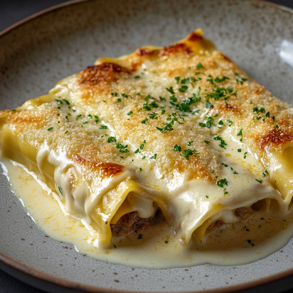 Cannellonis à la Viande & Béchamel Une recette gratinée, moelleuse et ultra réconfortante !