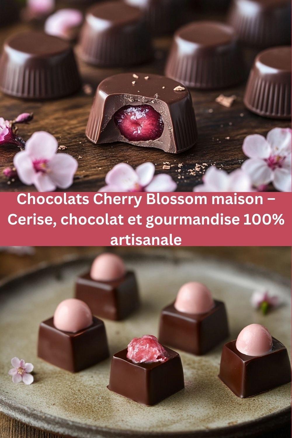 Chocolats Cherry Blossom maison – Cerise, chocolat et gourmandise 100% artisanale