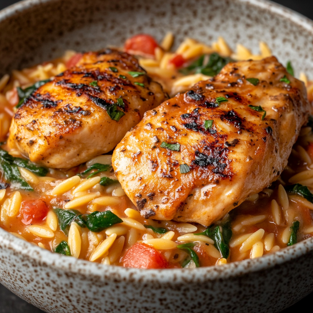 Délicieux Orzo Poulet Crémeux – Une recette facile et onctueuse à tomber !