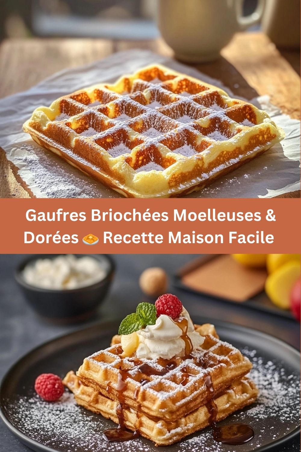 Gaufres Briochées Moelleuses & Dorées Recette Maison Facile et Addictive !