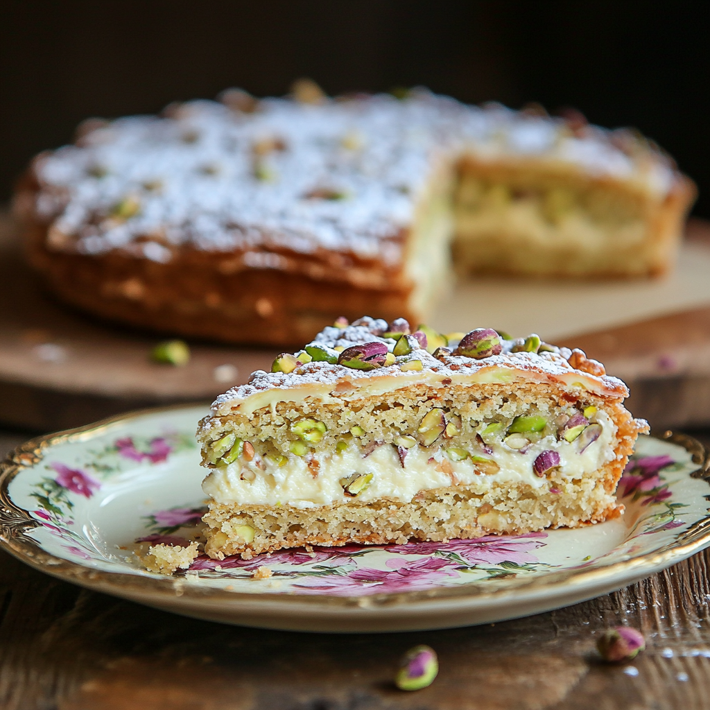 Le Gâteau Macaron Pistache de Ottolenghi