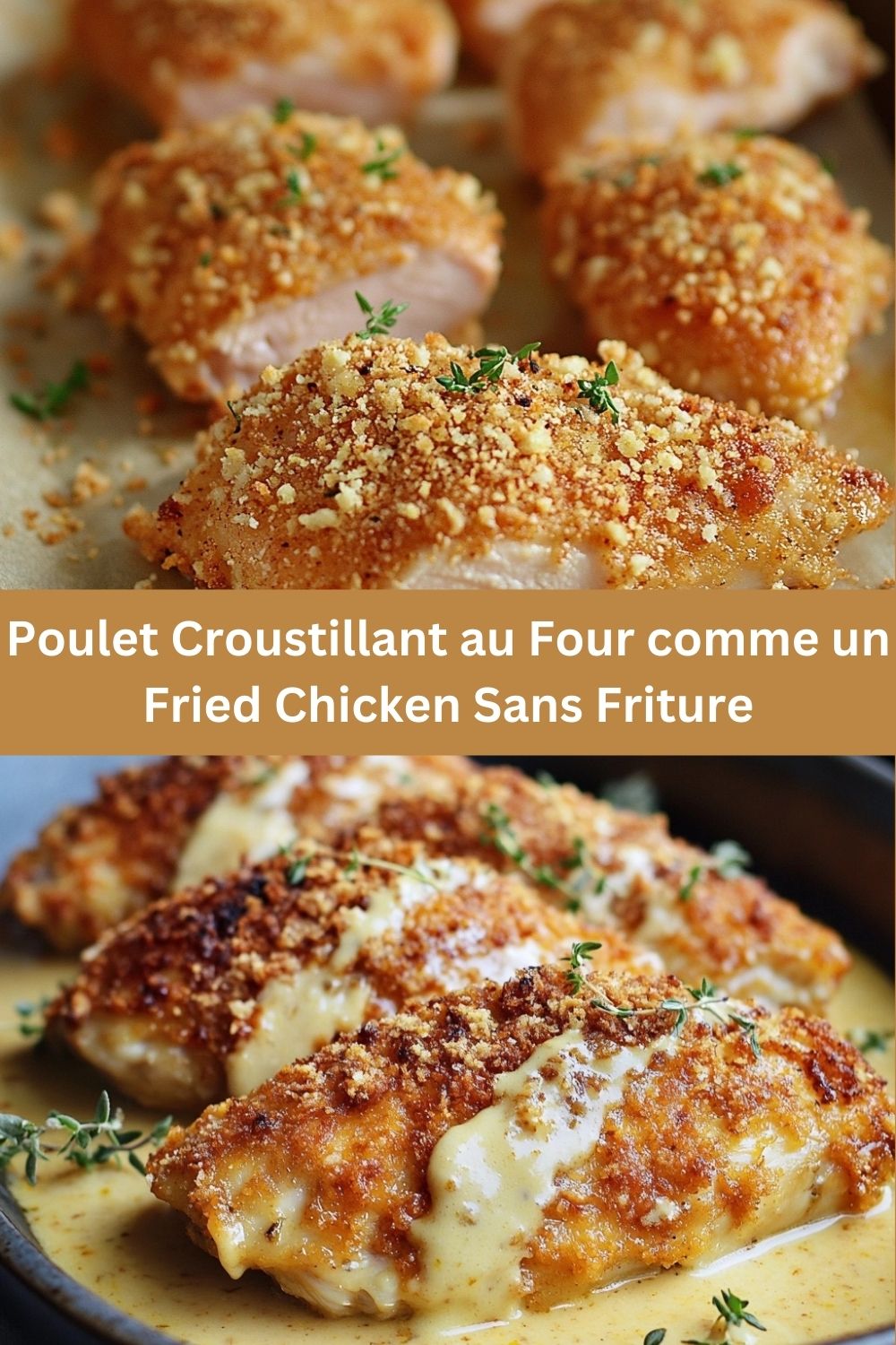 Poulet Croustillant au Four comme un Fried Chicken Sans Friture
