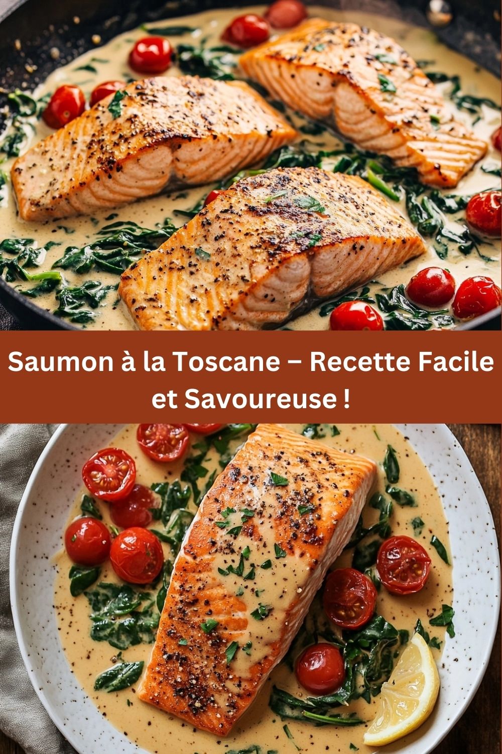 Saumon à la Toscane – Recette Facile et Savoureuse