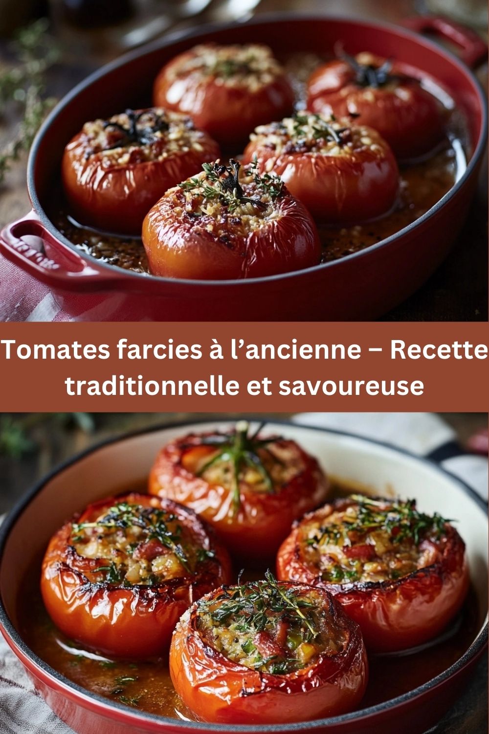 Tomates farcies à l’ancienne – Recette traditionnelle et savoureuse