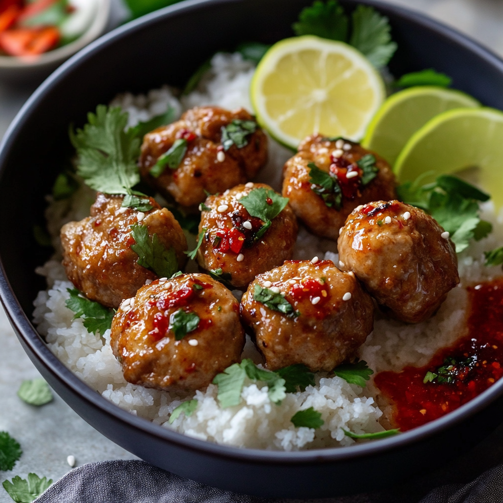 Boulettes Thaïlandaises Sweet & Chili | Moelleuses, Parfumées & Faciles à Préparer