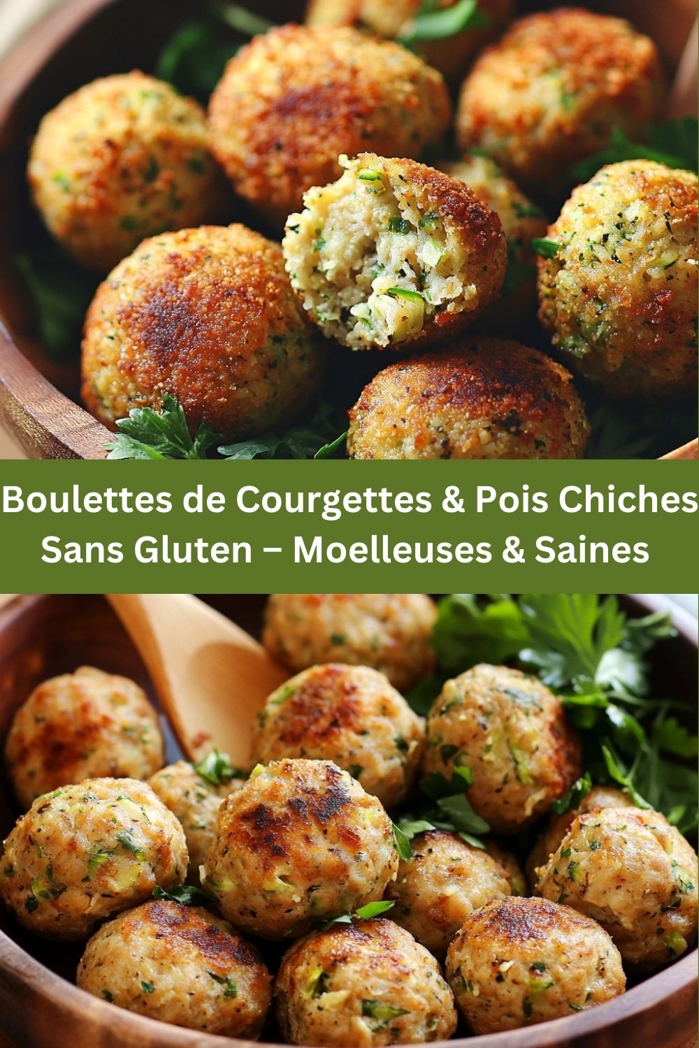 Boulettes de Courgettes & Pois Chiches Sans Gluten – Moelleuses & Saines