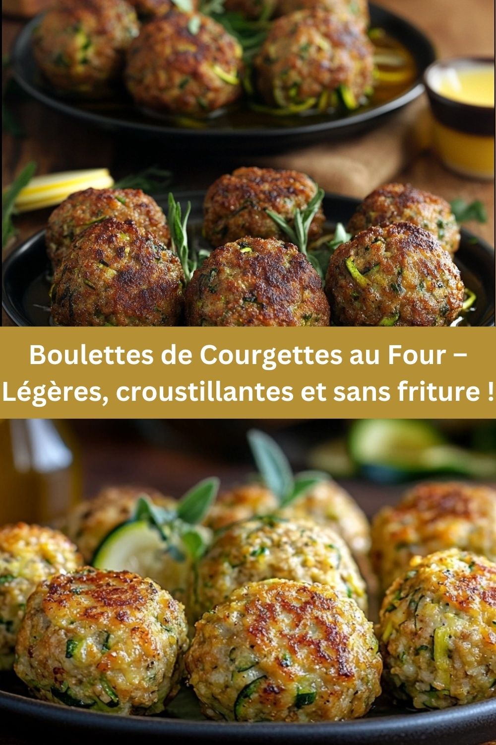 Boulettes de Courgettes au Four – Légères, croustillantes et sans friture !