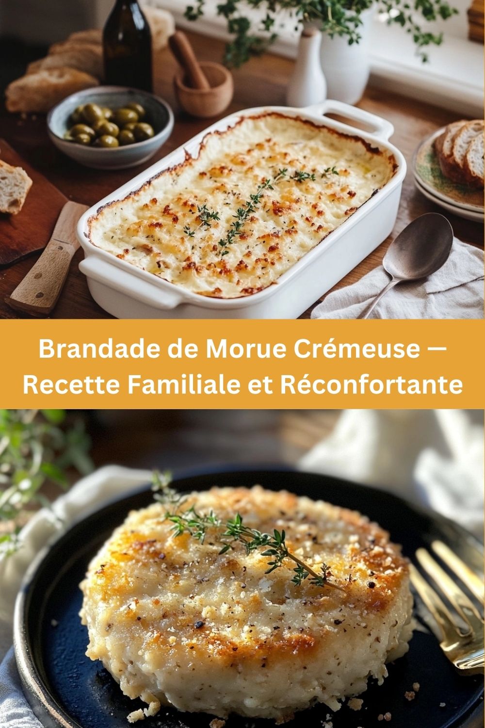 Brandade de Morue Crémeuse — Recette Familiale et Réconfortante