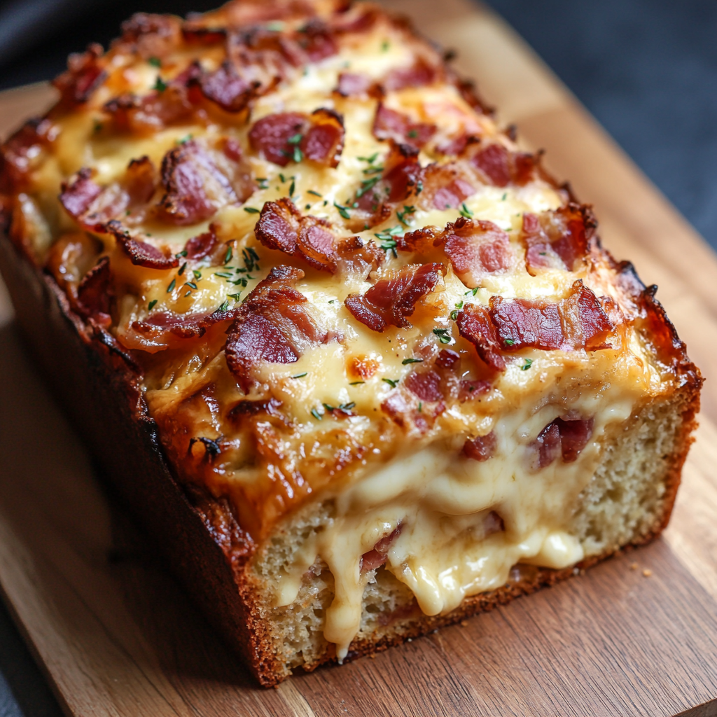 Cake Camembert Lardons