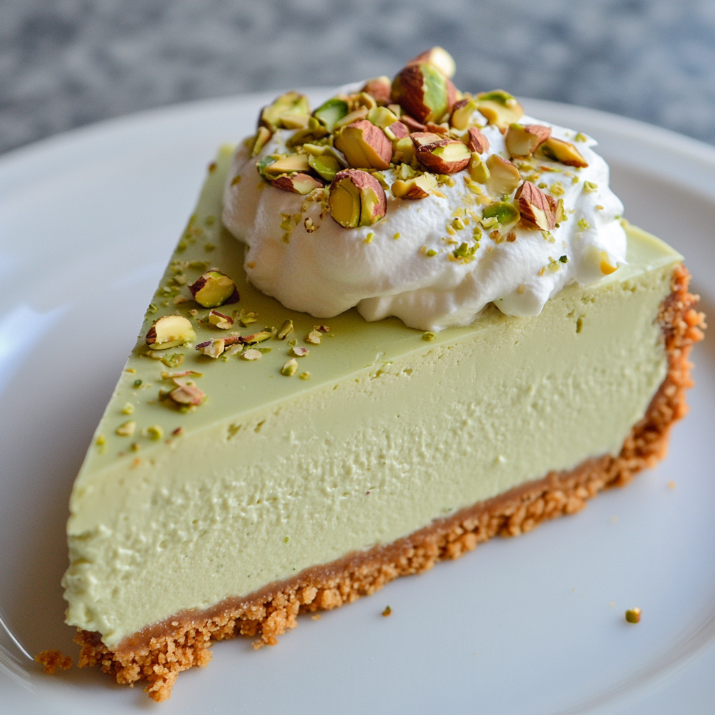 Cheesecake à la Pistache Crémeux et Raffiné