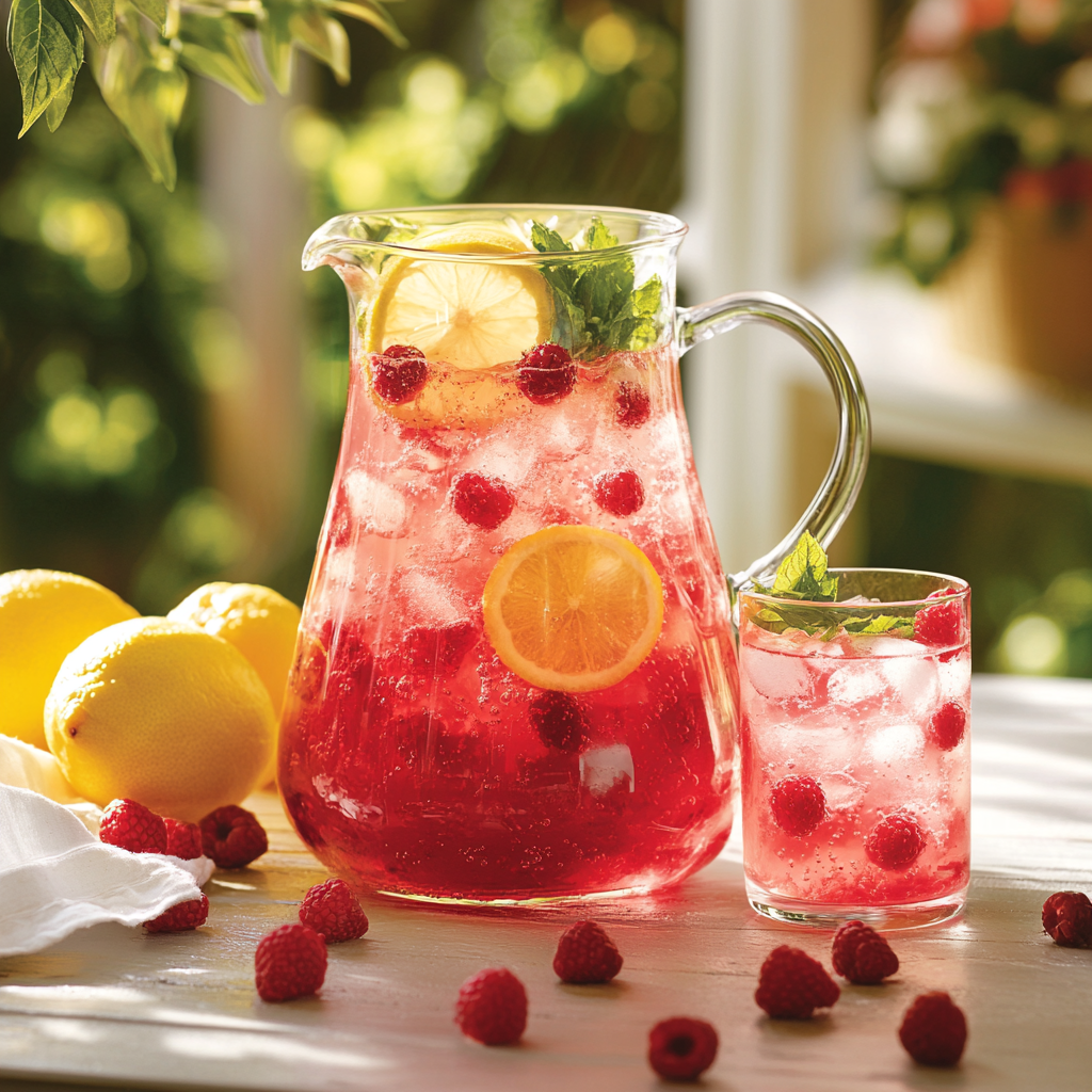 Citronnade Maison aux Fruits Rouges – La Boisson Fraîche et Naturelle qui Rafraîchit l’Été !