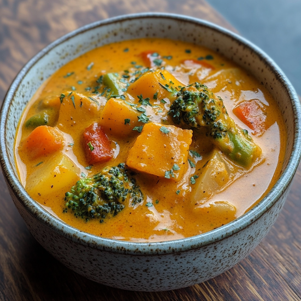 Curry de légumes facile et crémeux – Recette vegan et pleine de saveurs
