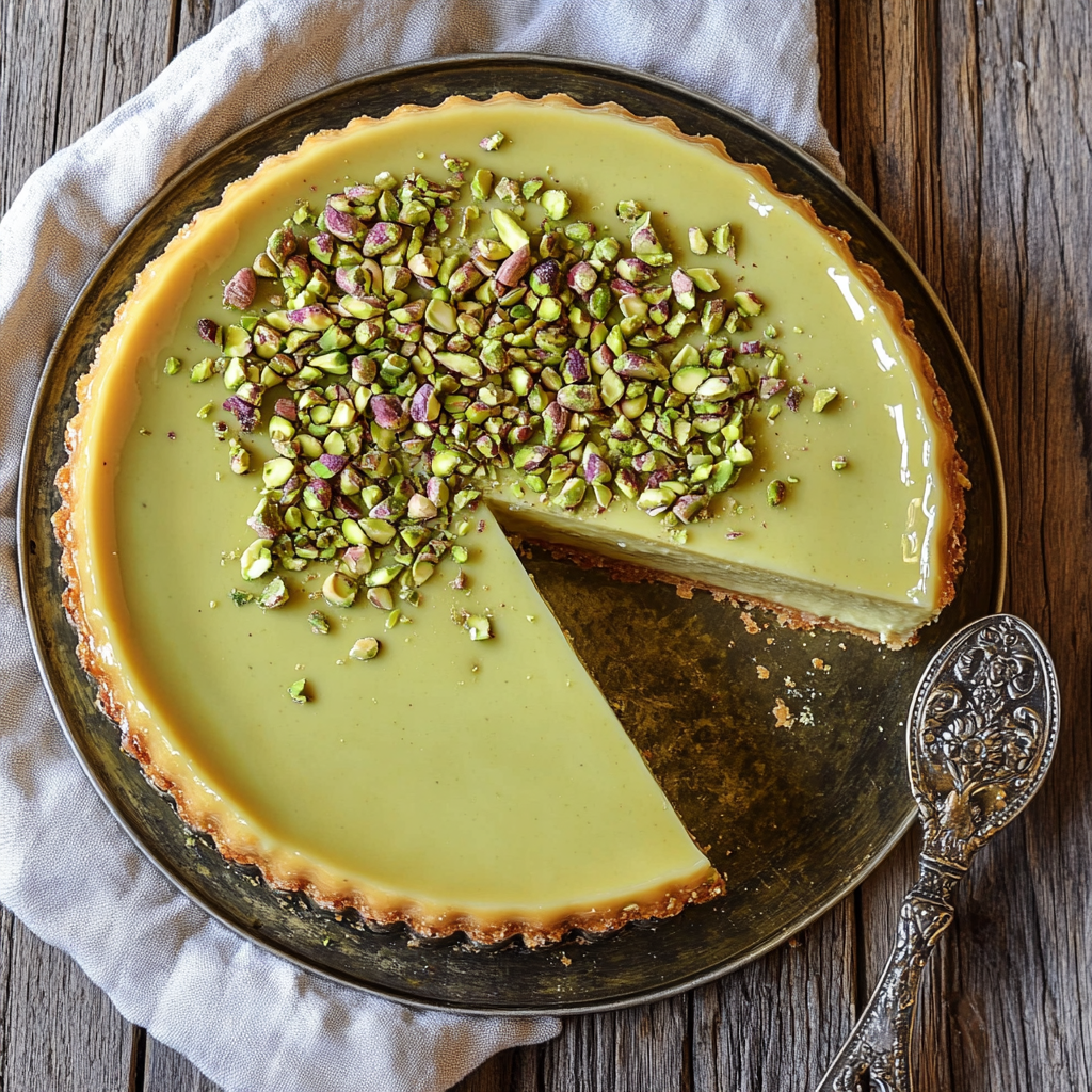 Flan Pistache Maison – Ultra Crémeux & Fondant