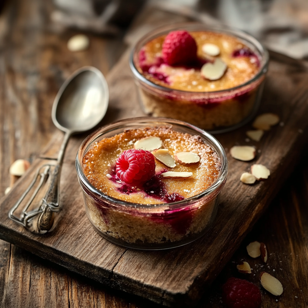 Fondant aux Amandes & Framboises – Moelleux, facile et irrésistible