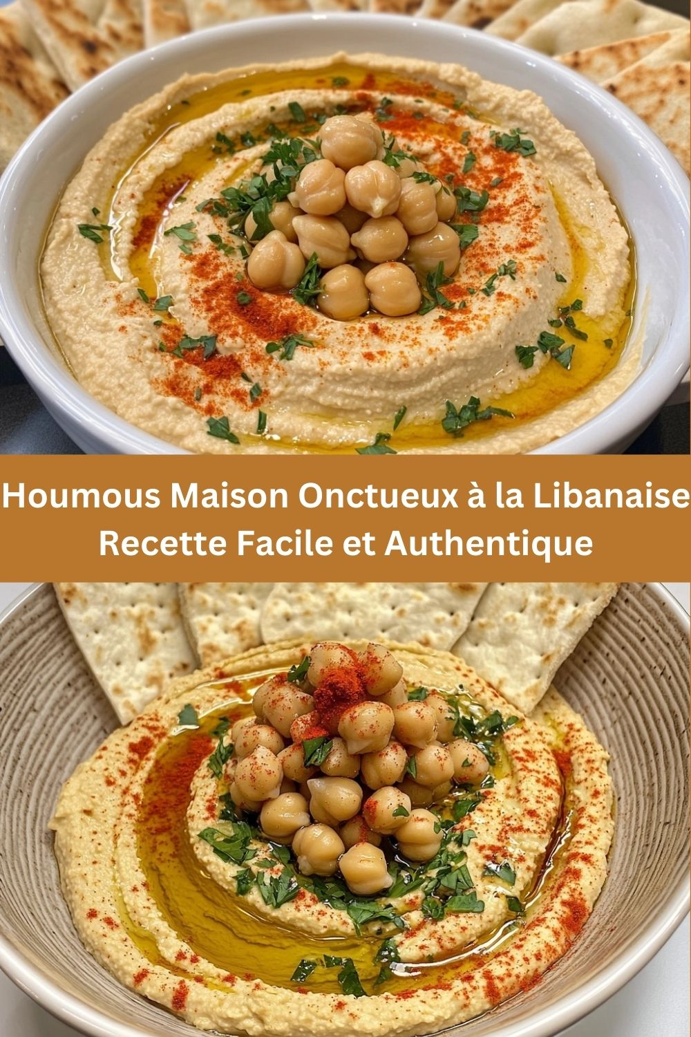 Houmous Maison Onctueux à la Libanaise  Recette Facile et Authentique