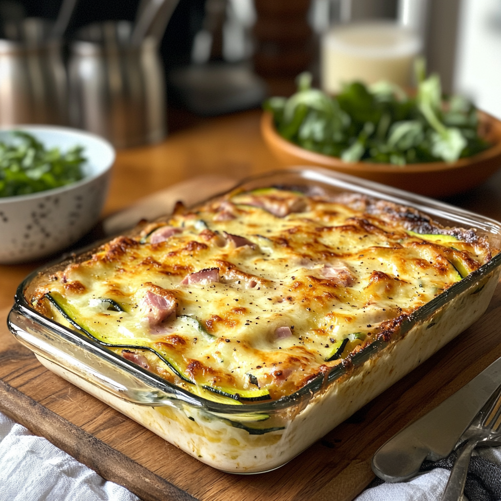Lasagnes de Courgettes au Jambon – Recette Légère et Ultra Fondante