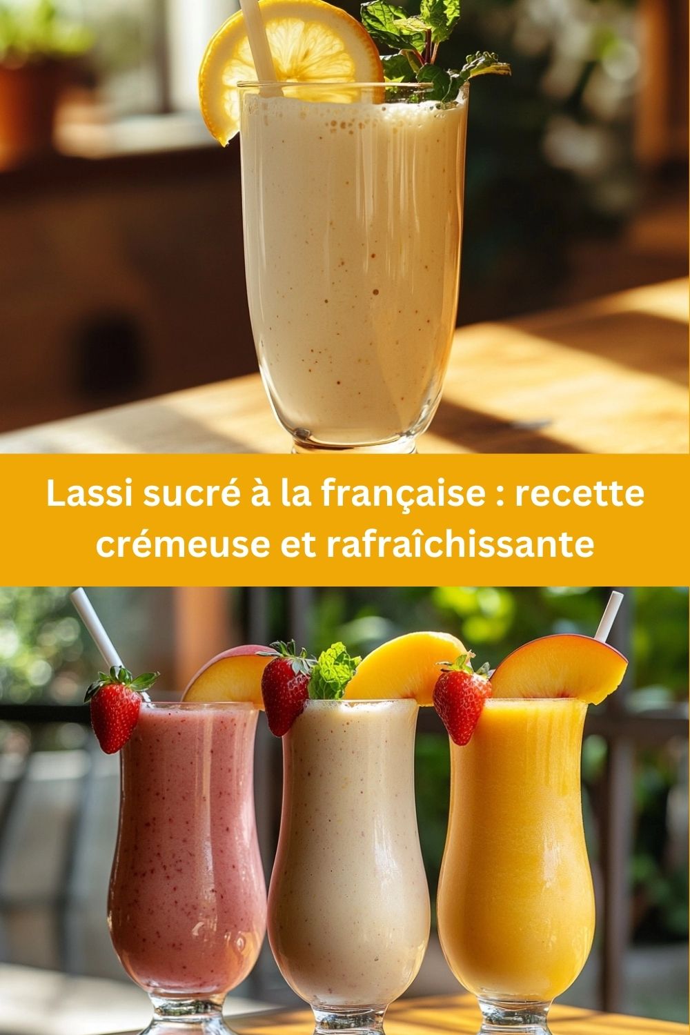 Lassi sucré à la française : recette crémeuse et rafraîchissante
