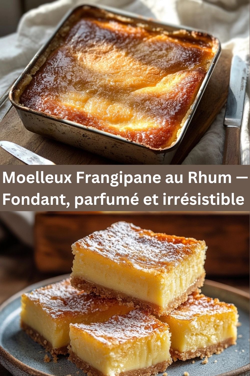 Moelleux Frangipane au Rhum — Fondant, parfumé et irrésistible !