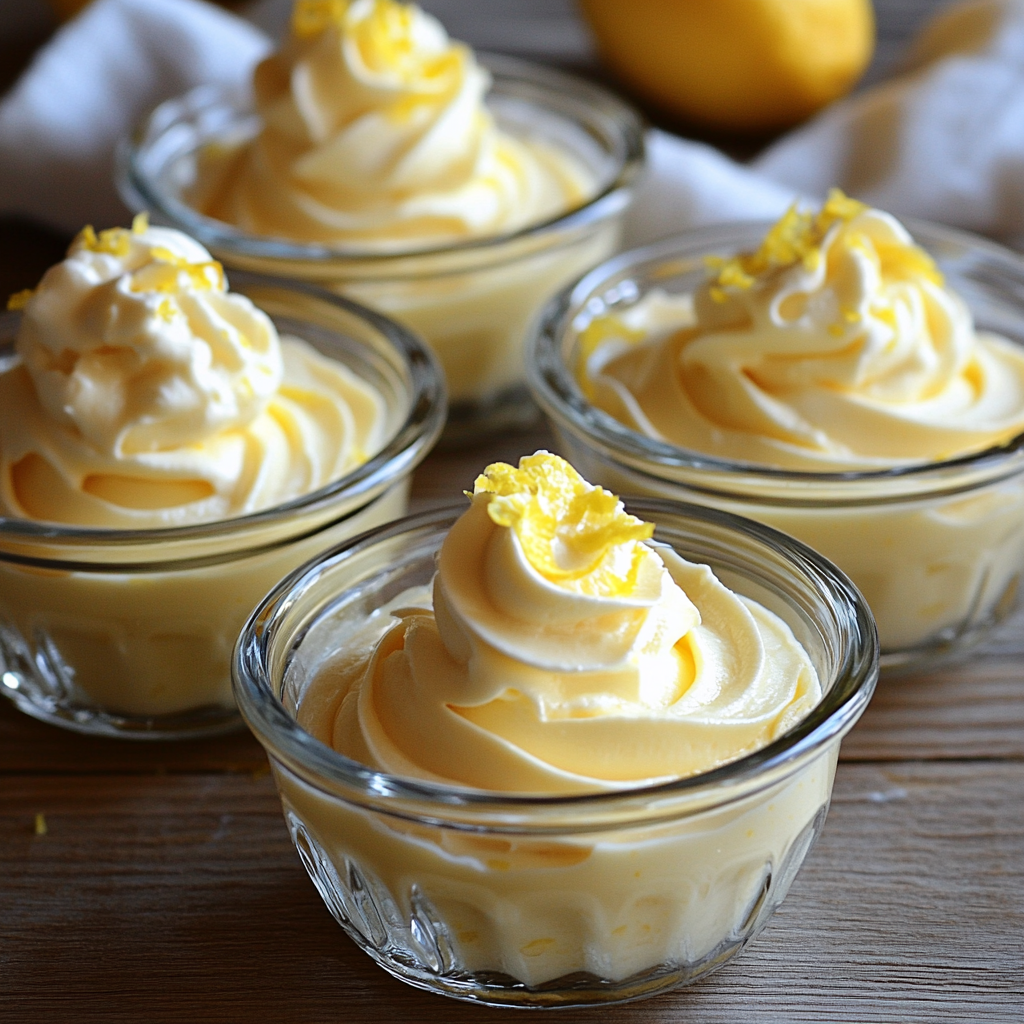 Mousse au Citron légère et sans gélatine