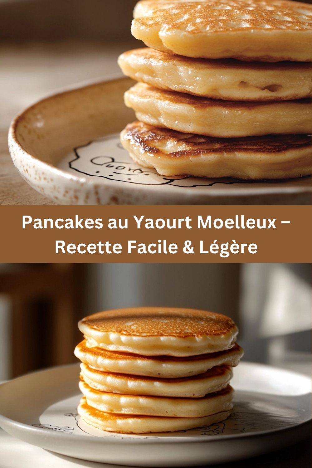 Pancakes au Yaourt Moelleux – Recette Facile & Légère