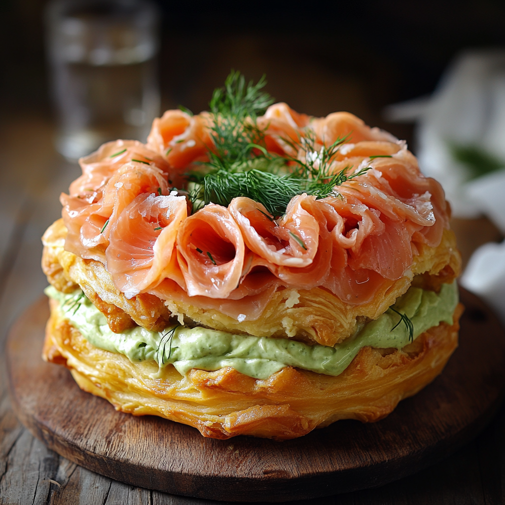 Paris-Brest Salé au Saumon & Crème d’Avocat – Recette Fraîche et Élégante