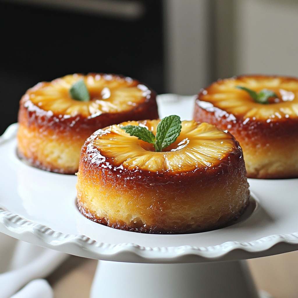 Petits Moelleux Renversés Ananas & Mascarpone – Dessert fondant et fruité
