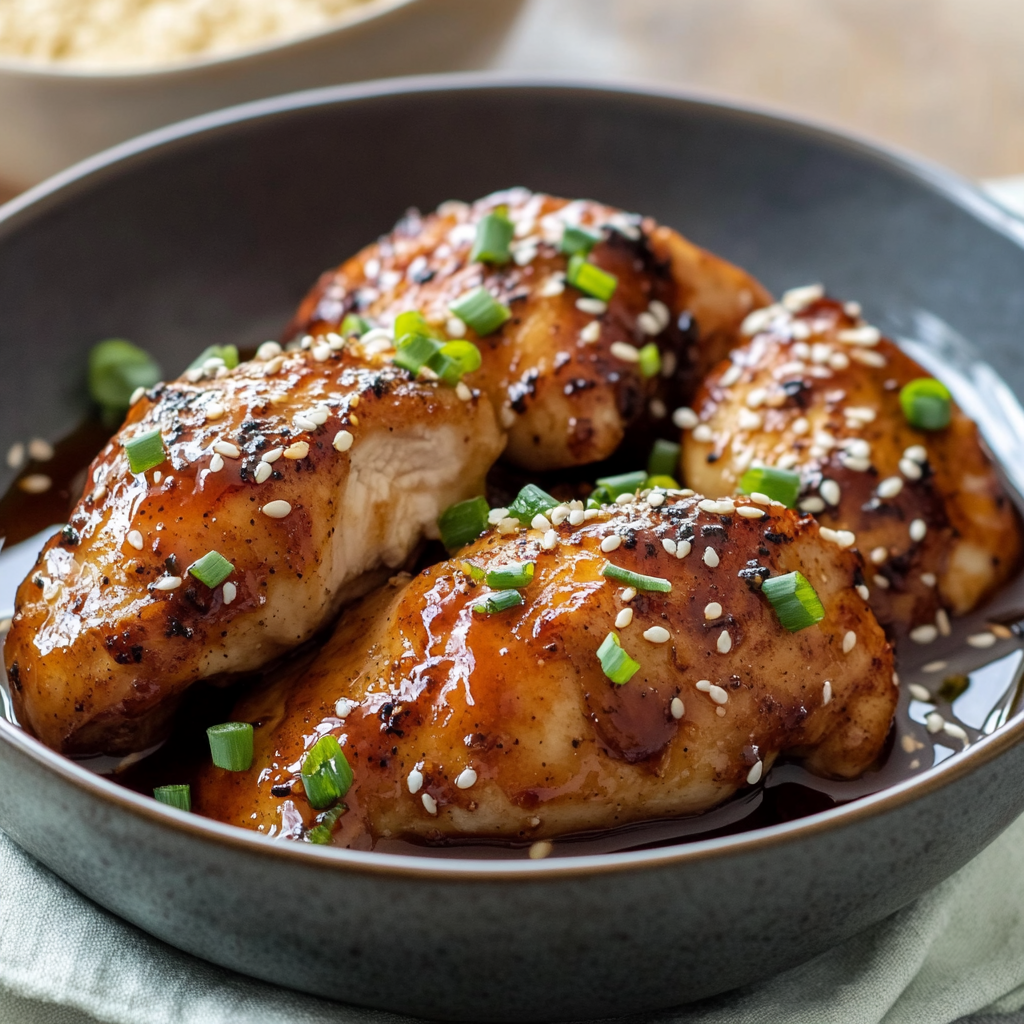 Poulet Croustillant Maison | Sauce Miel-Soja-Sésame – Une Recette Facile et Gourmande !