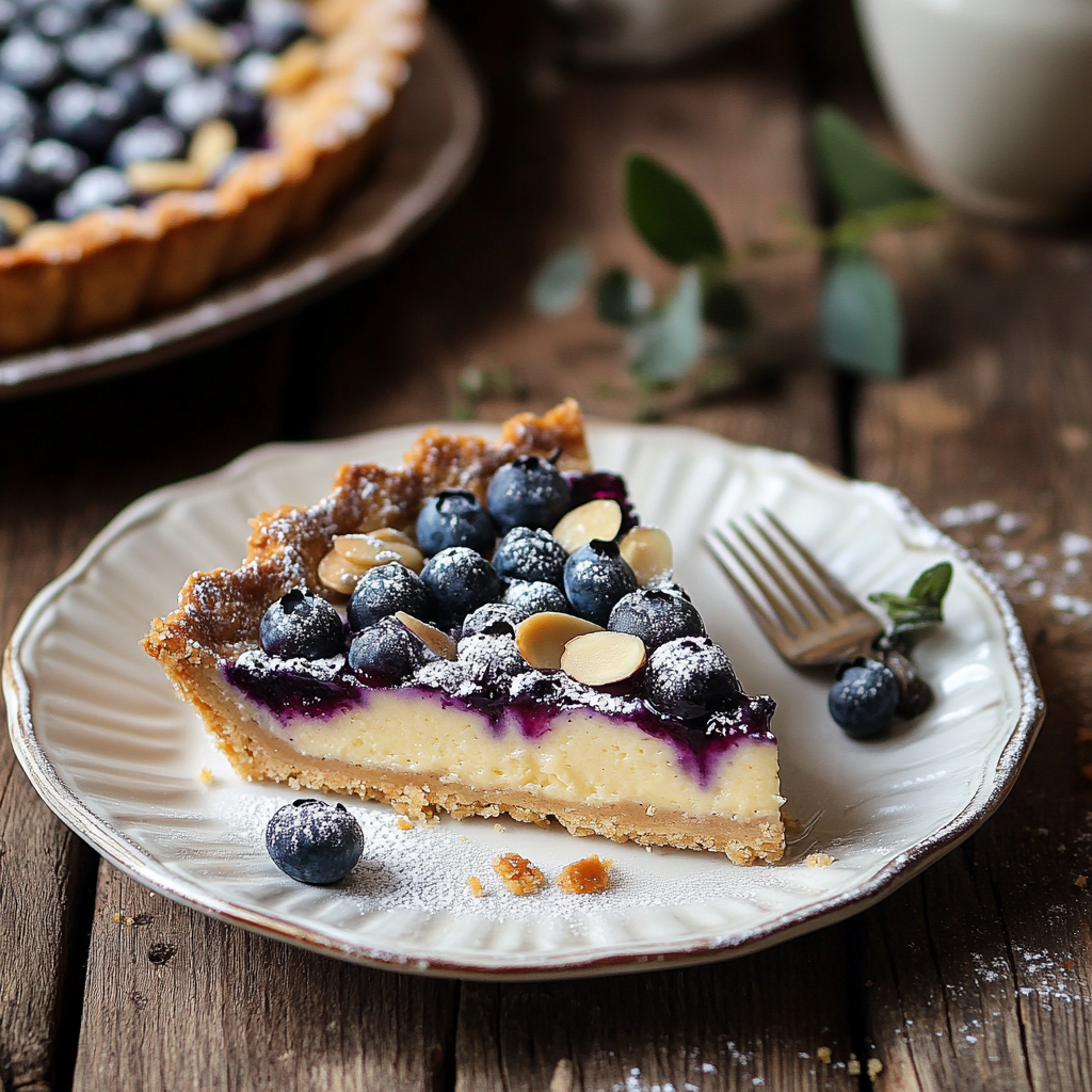 Tarte aux Myrtilles Amandine — La Tarte Fruité-Moelleuse Parfaite !