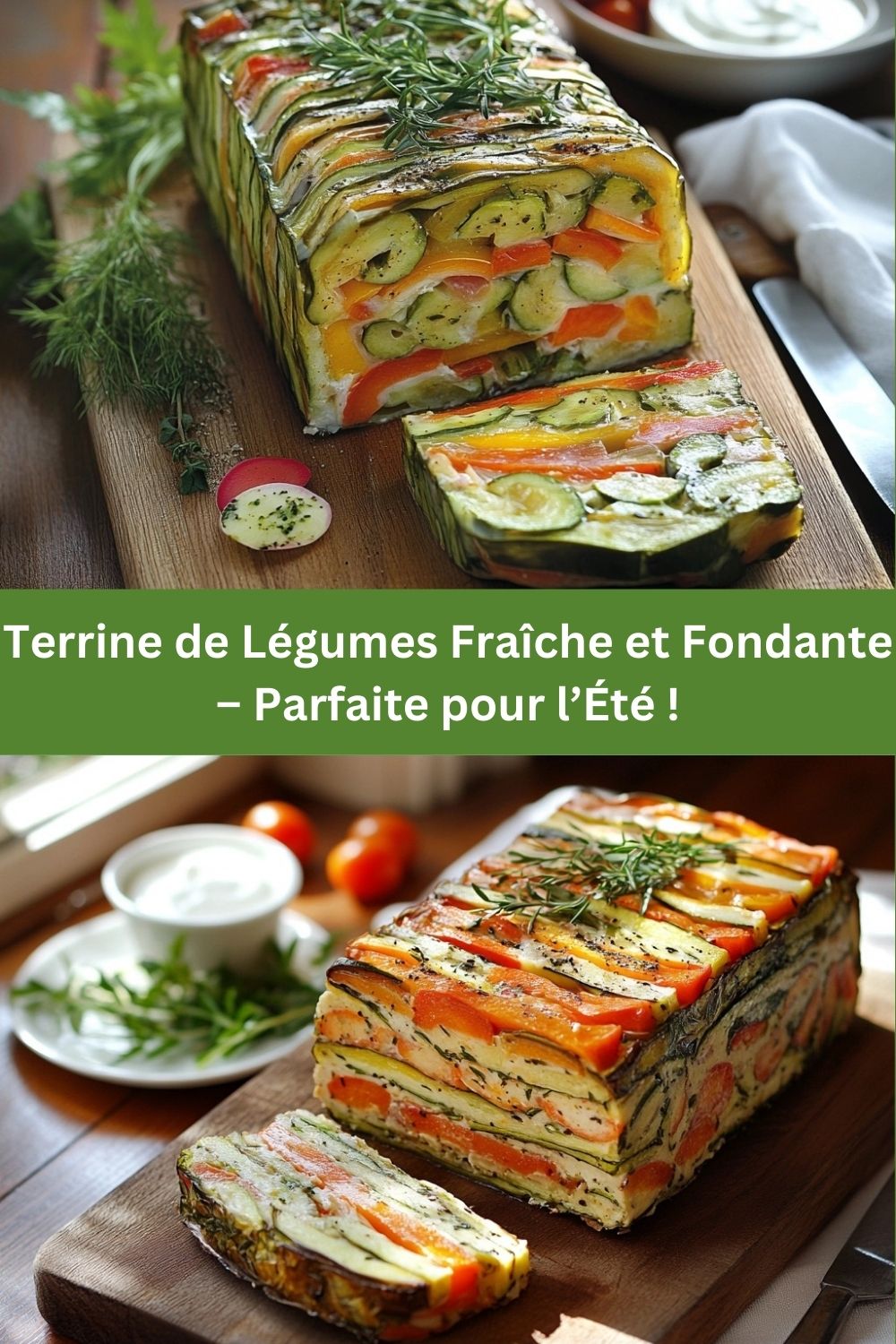 Terrine de Légumes Fraîche et Fondante – Parfaite pour l’Été !