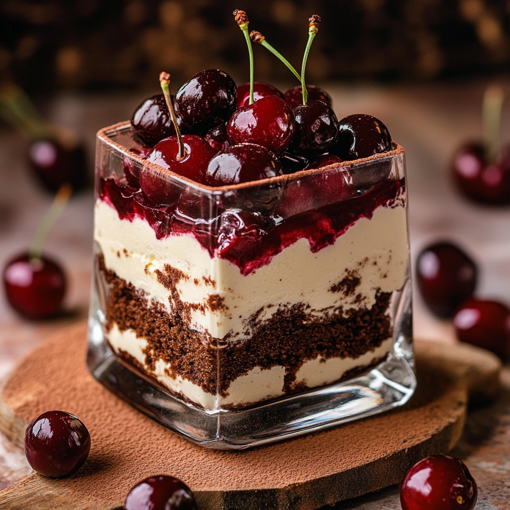 Tiramisu Forêt-Noire Maison – Ultra Crémeux et Fruité