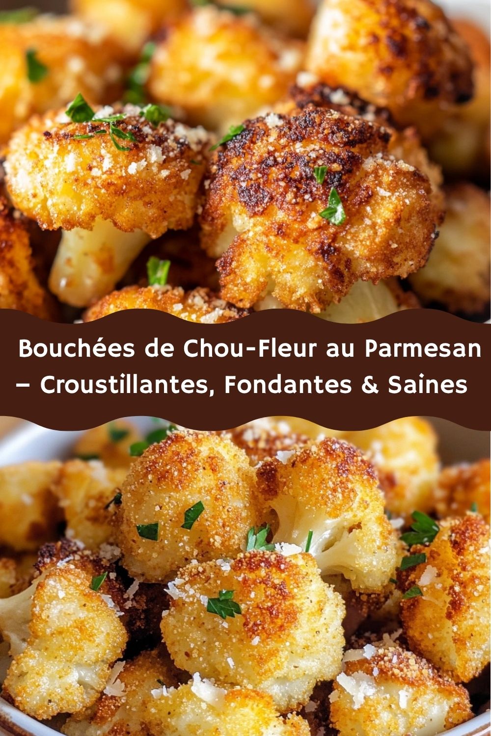 Bouchées de Chou-Fleur au Parmesan – Croustillantes, Fondantes & Saines