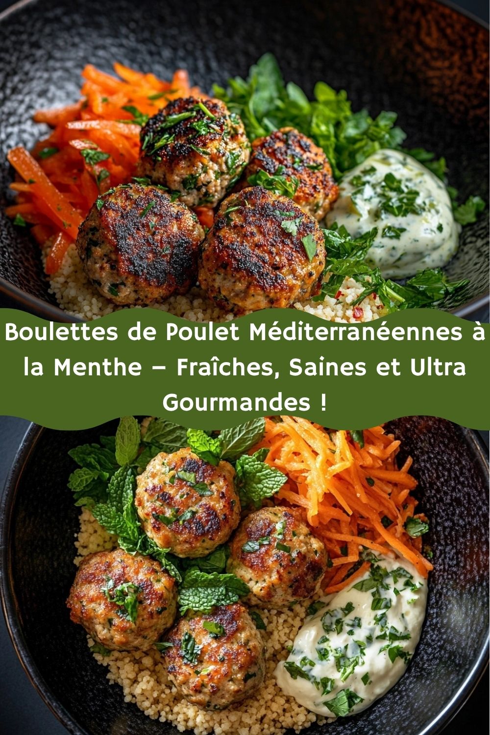 Boulettes de Poulet Méditerranéennes à la Menthe – Fraîches, Saines et Ultra Gourmandes !