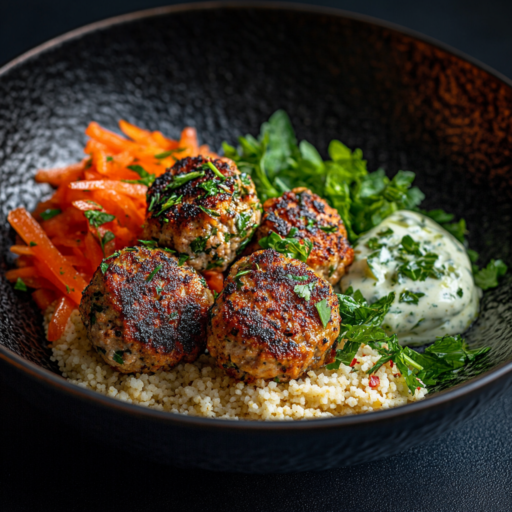 Boulettes de Poulet Méditerranéennes à la Menthe – Fraîches, Saines et Ultra Gourmandes !