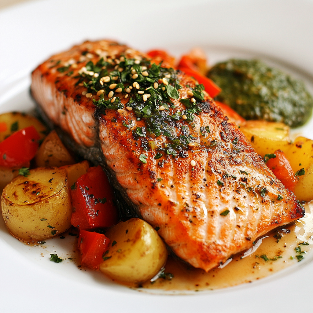 Filet de Saumon à la Plancha – Recette simple, saine & gourmande