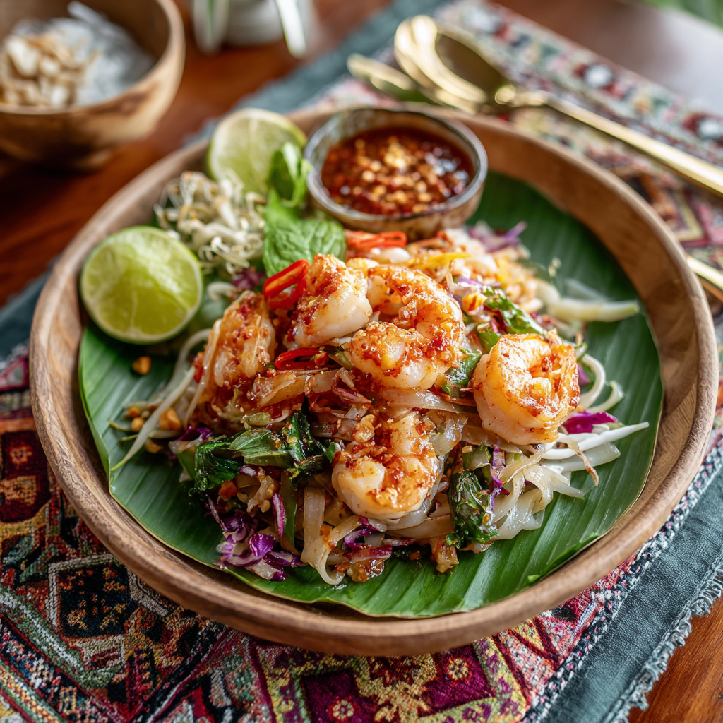 Pad Thaï Authentique – Nouilles sautées parfumées façon street food