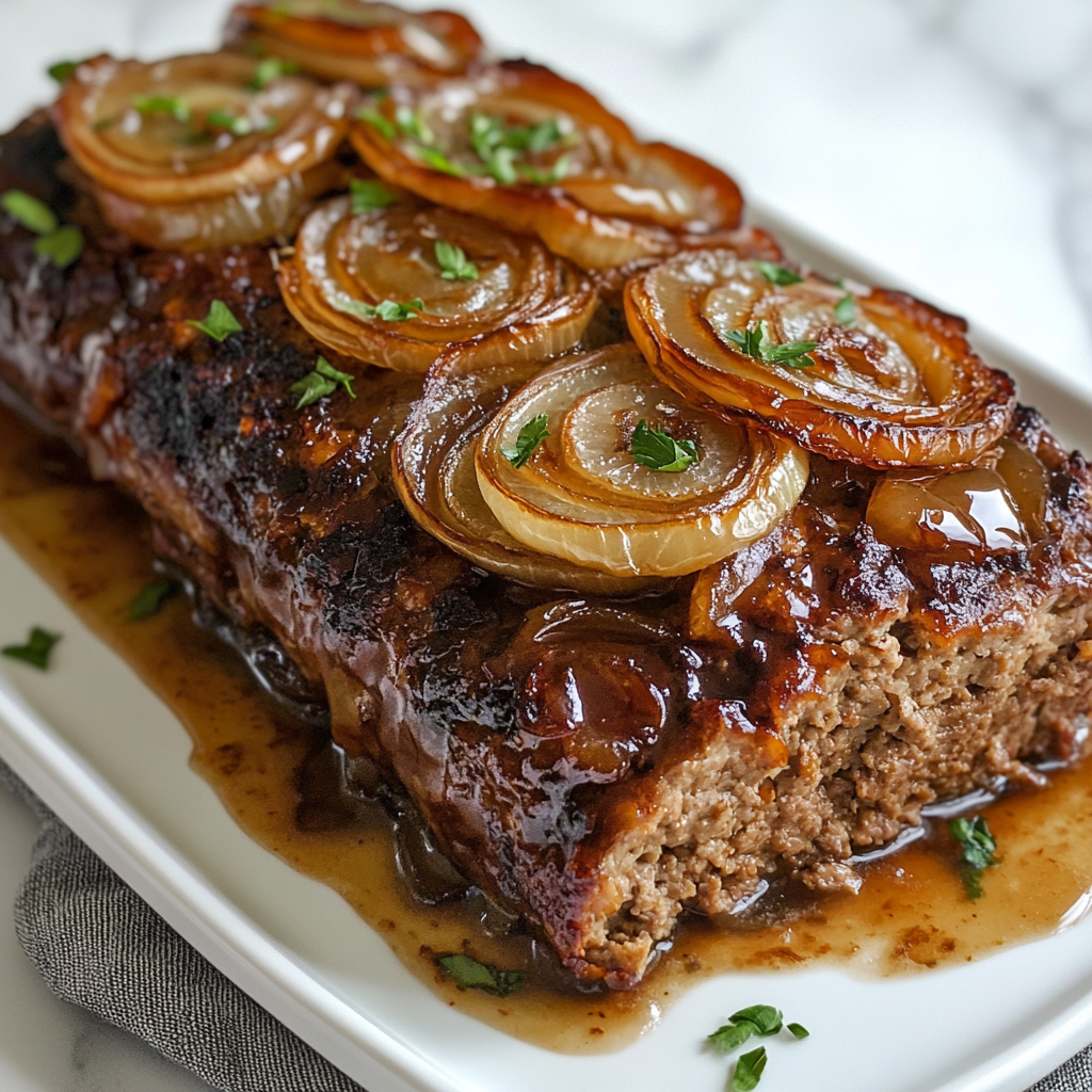 Pain de Viande aux Oignons Caramélisés — Classique Réconfort Revu à la Française