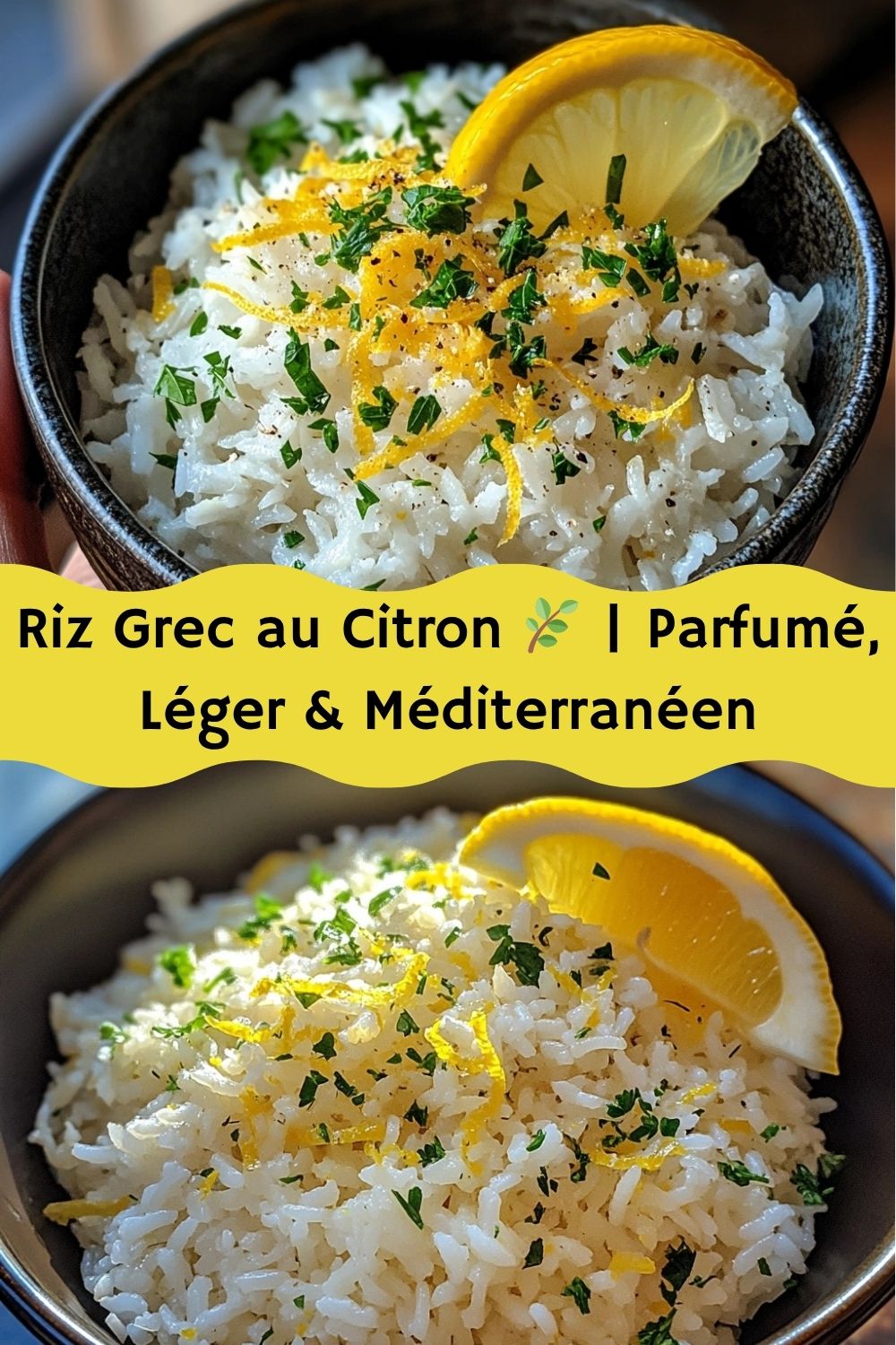 Riz Grec au Citron Parfumé, Léger & Méditerranéen
