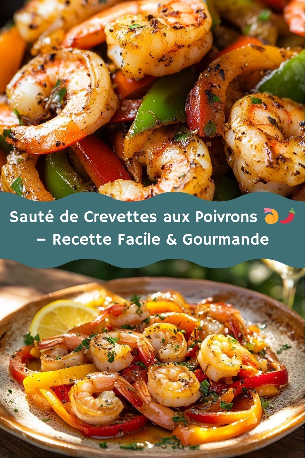 Sauté de Crevettes aux Poivrons – Recette Facile & Gourmande