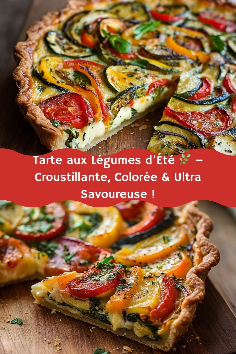 Tarte aux Légumes d’Été – Croustillante, Colorée & Ultra Savoureuse !