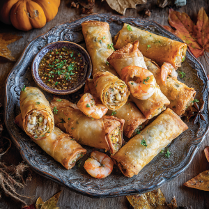 Cigares de Crevettes Maison Ultra Croustillants
